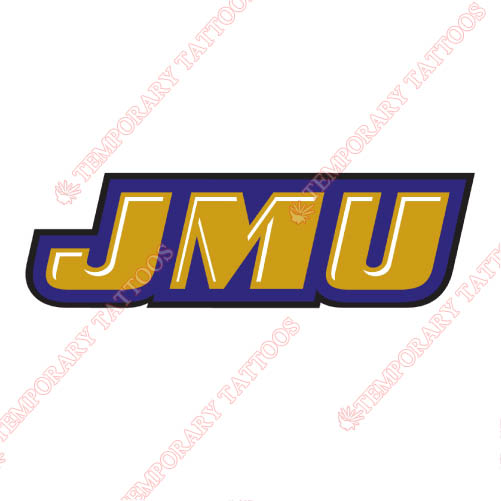 James Madison Dukes Customize Temporary Tattoos Stickers NO.4698